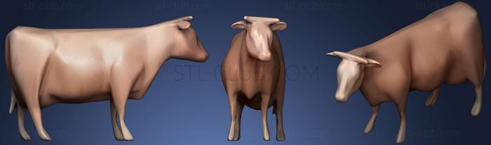 3D model Mucca (STL)